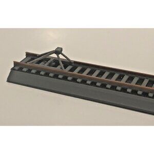 N Scale Railroad Buffer Stops – Track End Bumpers Set of 8 – Model Trains 1:160